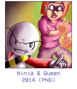 Ninja & Queen2014 (PNG)