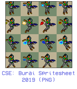 CSE: Burai Spritesheet2019 (PNG)